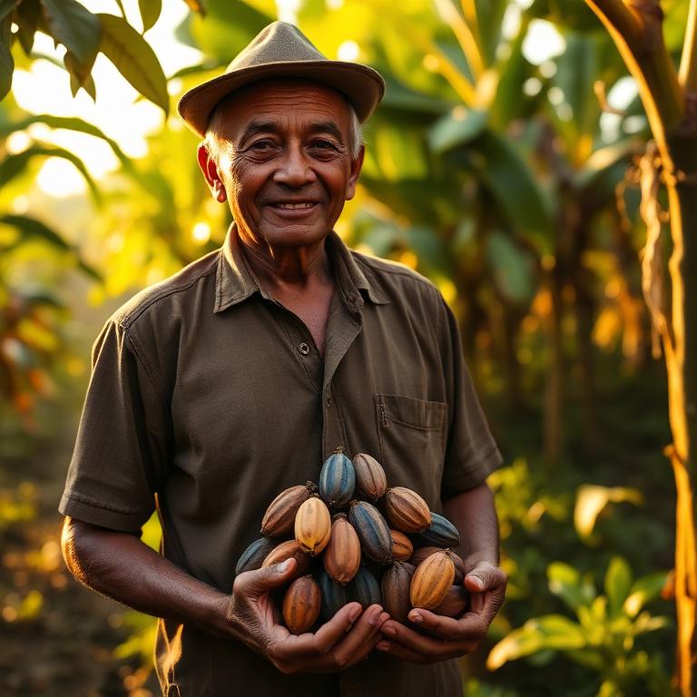 Foto petani Mitra petani terverifikasi Bitecoa di kebun Kebun Lembah Napu, Poso, Sulawesi Tengah